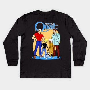 Jonny Quest Kids Long Sleeve T-Shirt